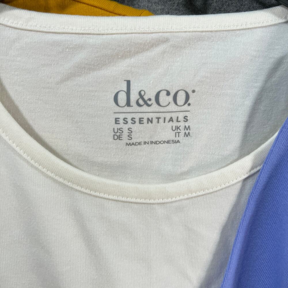 Denim & Co. Essentials Perfect Jersey Set of Three Knit Tops Size Small - Picture 6 of 9